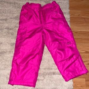 Rothschild sz M 5/6 pink girls snow pants